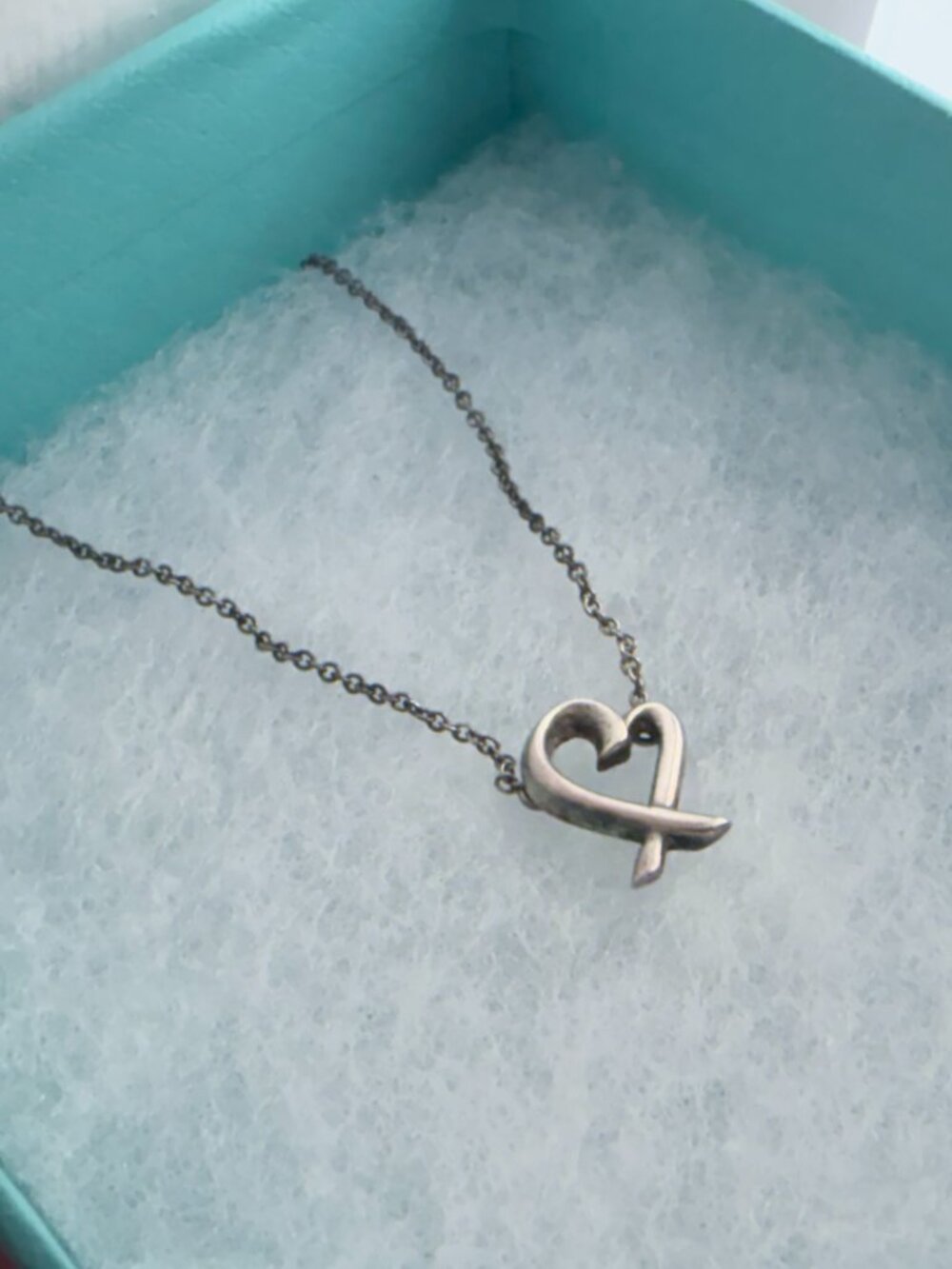 Tiffany Paloma Picasso Loving Heart Pendant Necklace